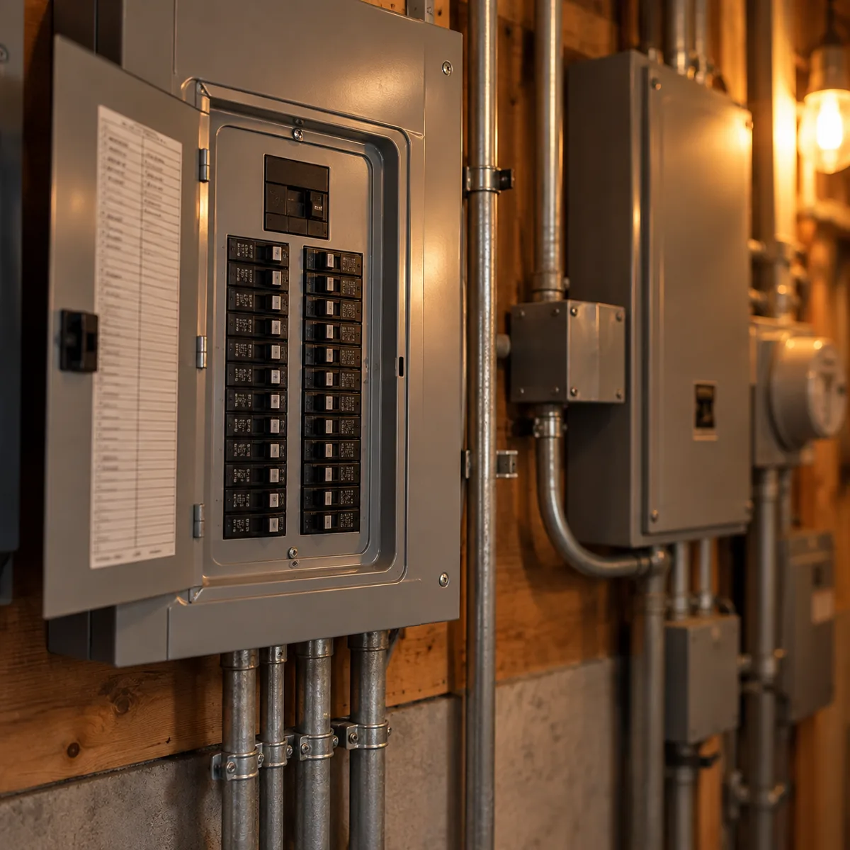 Electrical service panel